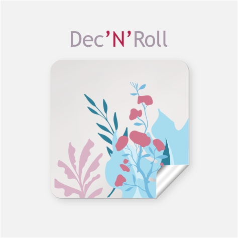 Naklejka z nadrukiem Dec'N'Roll