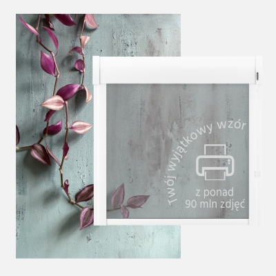 Roleta w kasecie z nadrukiem