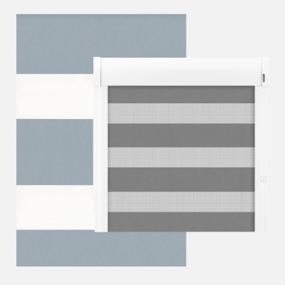 Roleta w kasecie z tkaniną Dzień i Noc