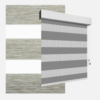 Roleta w kasecie z tkanina Dzień i Noc