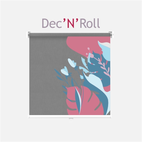 Rolety wolnowiszące z nadrukiem Dec'n'Roll
