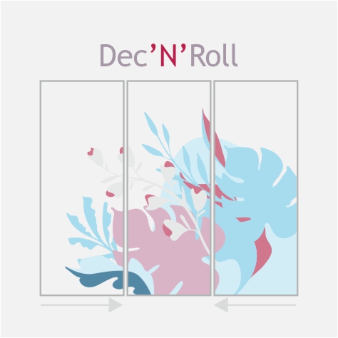 Tapeta z nadrukiem Dec'N'Roll