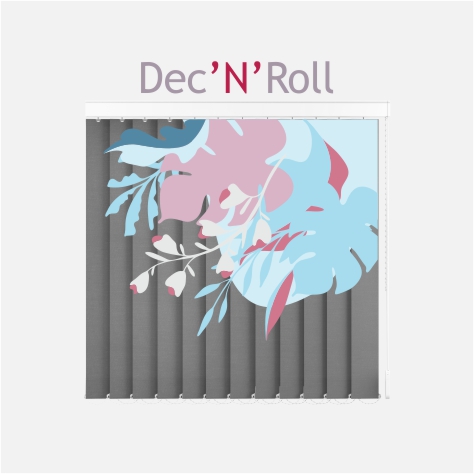 Vertical, żaluzja pionowa z nadrukiem Dec'N'Roll