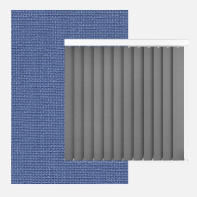 Żaluzja pionowa z tkaniną jednokolorową