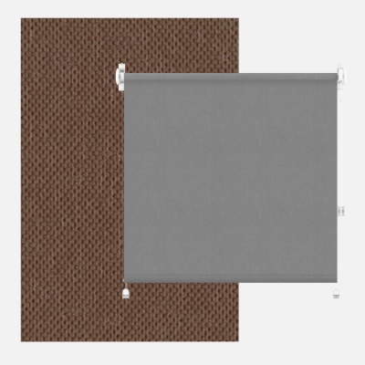 Roleta mini z tkaniną jednokolorowa