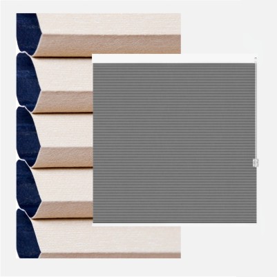 Roleta plisowana z koralikiem