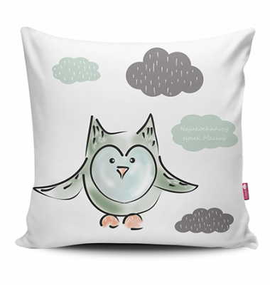 Poduszka Sowa Leśne zwierzęta