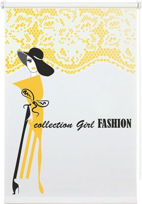 Roleta mini Fashion Women transparentna