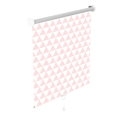 Roleta mini różowe romby zaciemniająca